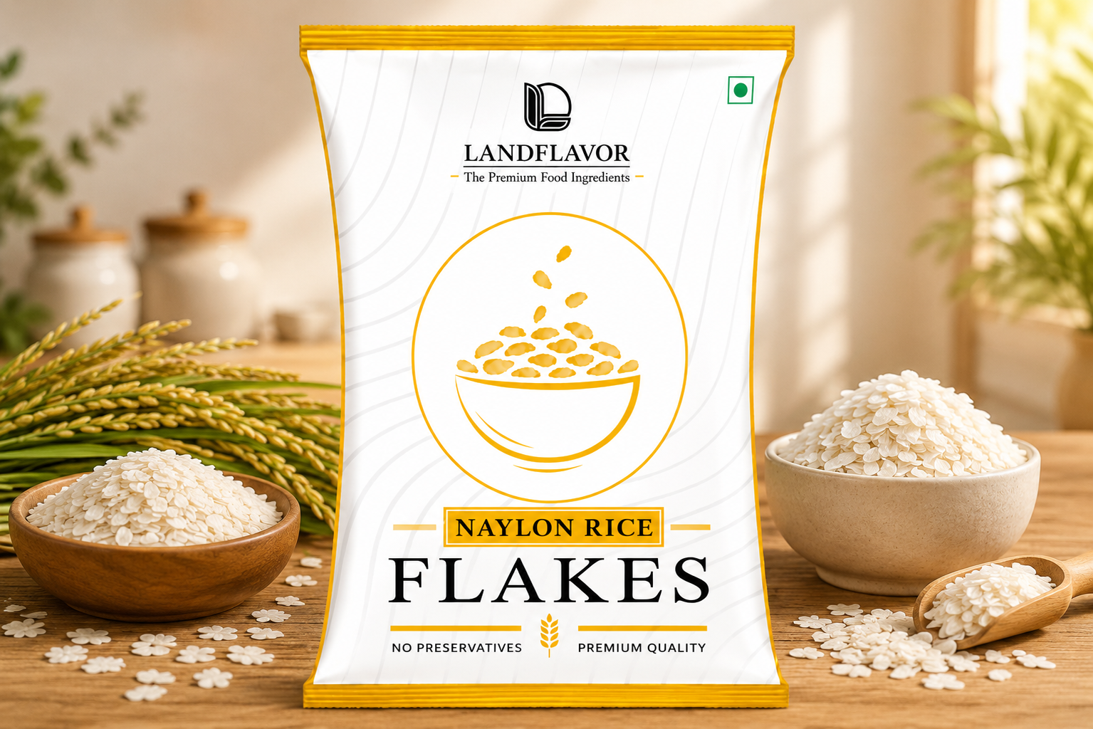 Nylon Rice Flakes